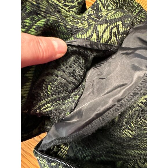 Susan Graver Style Ombre Greens Floral Embroidered Zip Jacket Size 1X - Picture 7 of 10